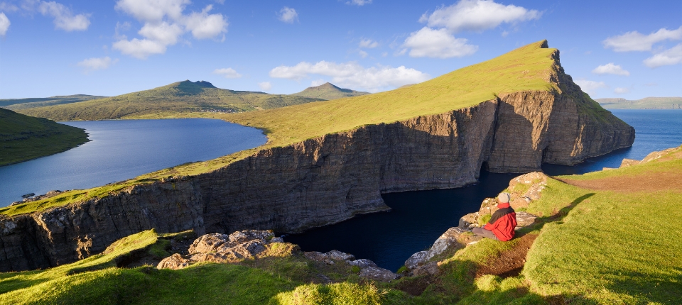 北歐隱世雙島 羅浮敦群島、法羅群島極境探索15日_托爾斯港 –錯覺之湖(徒步3小時)Sørvágsvatn湖 - Bøsdalafossur瀑布 - 托爾斯港_第10天